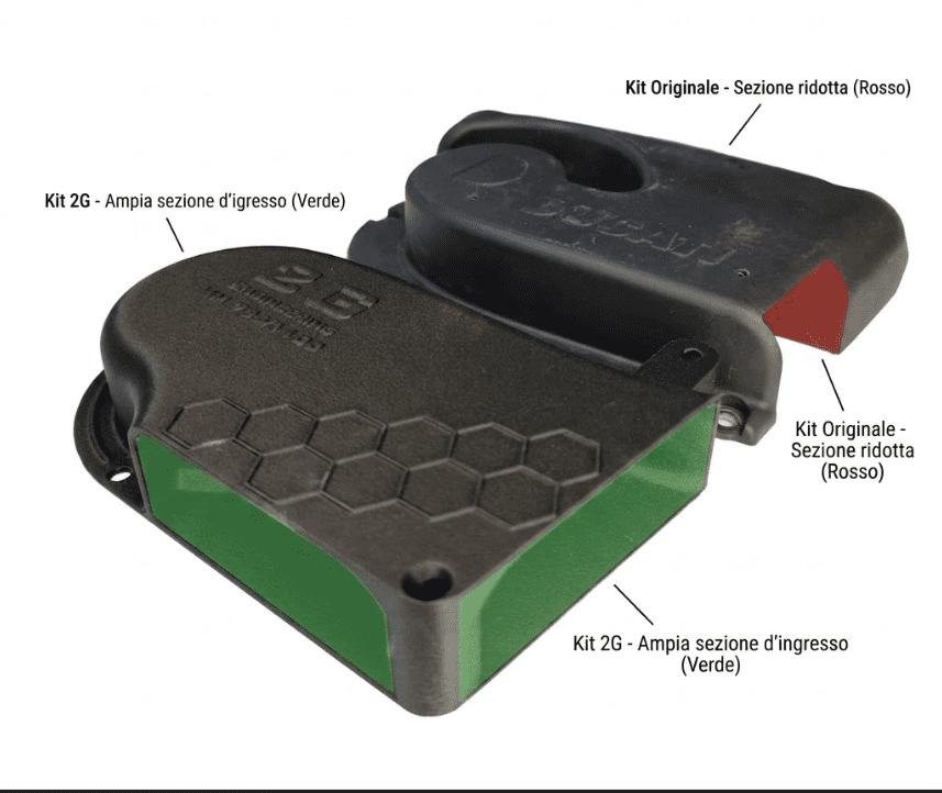 Aspirazione Racing Ducati Hypermotard 1100 / 796 | Kit Airbox Maggiorato Plug & Play - immagine 4
